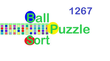 Ball Sort Puzzle Level 1267 🎯No Extra Tubes😂Game Walkthrough😘  #Stay Home And Fun Play #WithMe