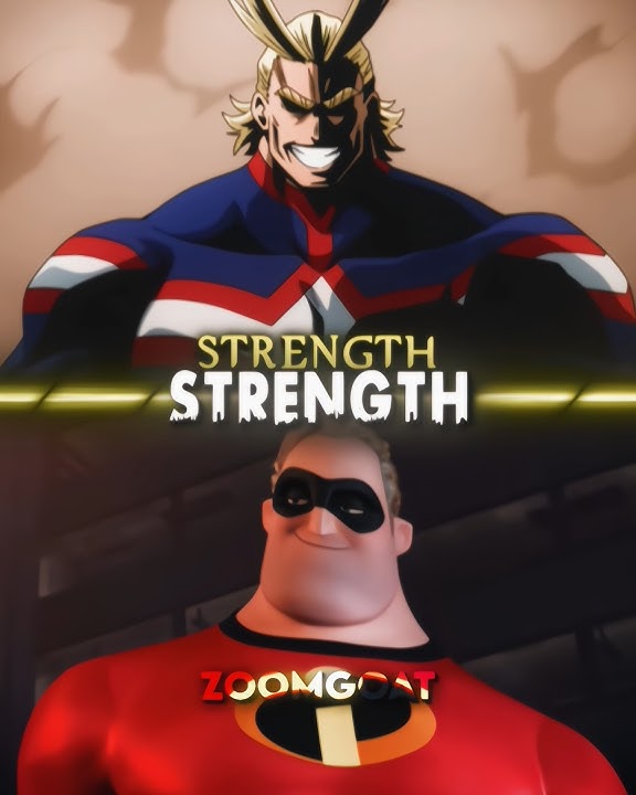 All Might vs Mr Incredible