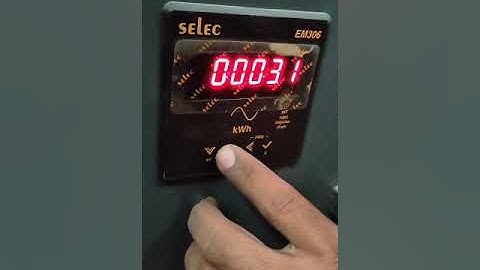 selec energy meter EM306CD