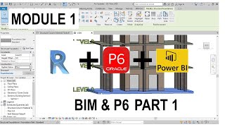 BIM & Primavera P6 | Revit | Part 1| Module 1| Creating Schedule in P6 | Resource loading in P6