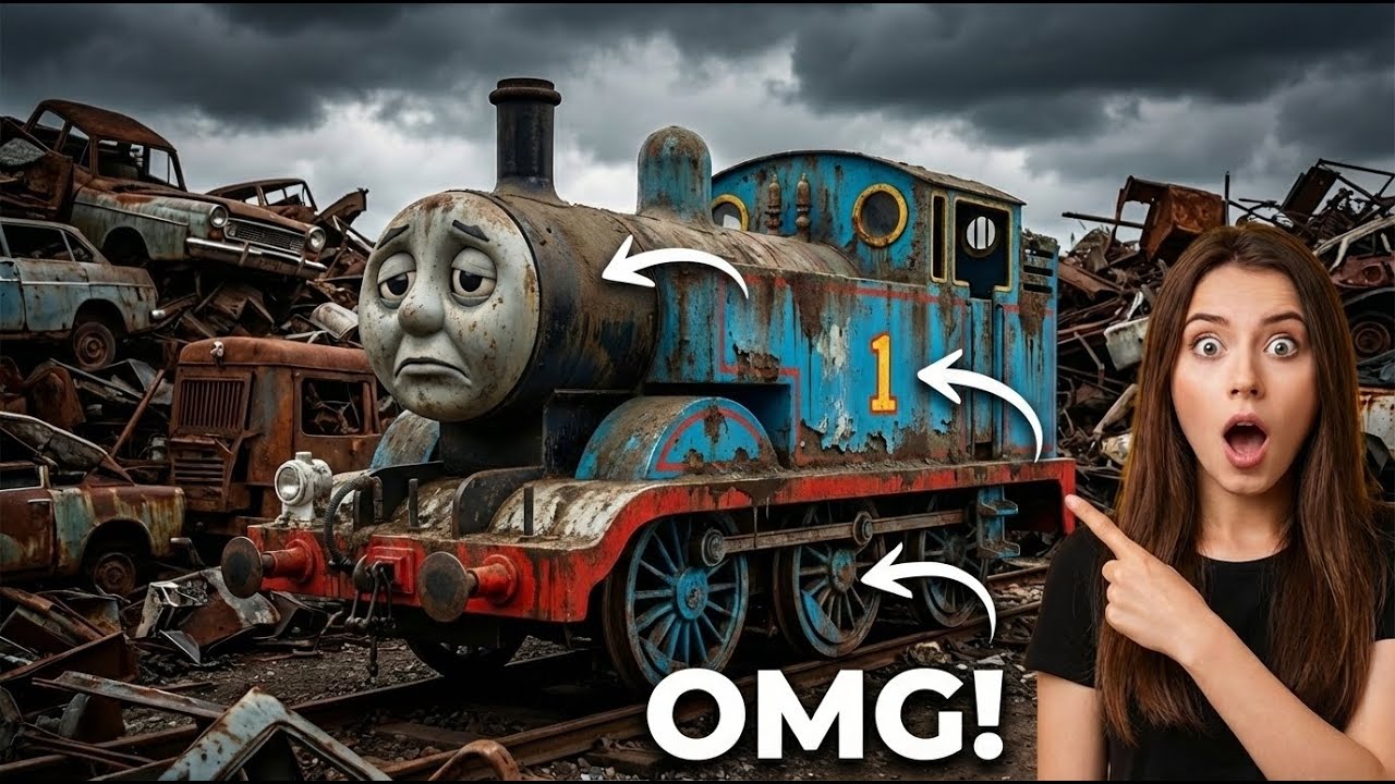 Abandoned Thomas Train Restoration ASMR | Rusty Train Reborn (No Talking)