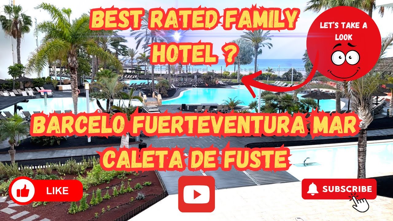 Лучший семейный отель? Barcelo Fuerteventura Mar Caleta De Fuste, давайте посмотрим