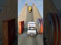 Cars & School Bus vs Wall Bollards Crush #3 - BeamNG.Drive