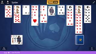 Microsoft Solitaire Collection - Spider [Hard] | April 29th 2018: Solve the deck