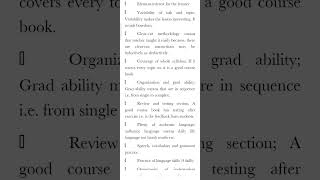Celebrity Criteria for Course Book Assessment Wealth