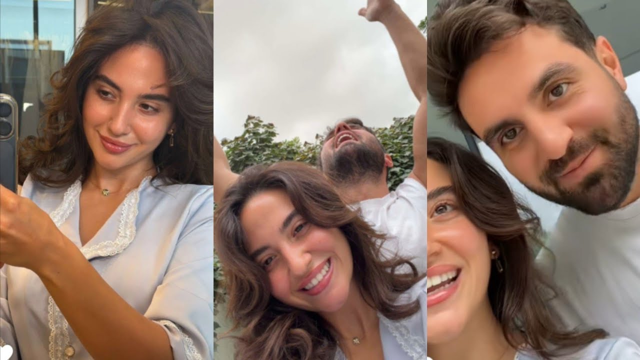 غيث وسارة ♥️ روتين العناية بالبشرة والشعر واليوم جو مطر وبيجنن في دبي