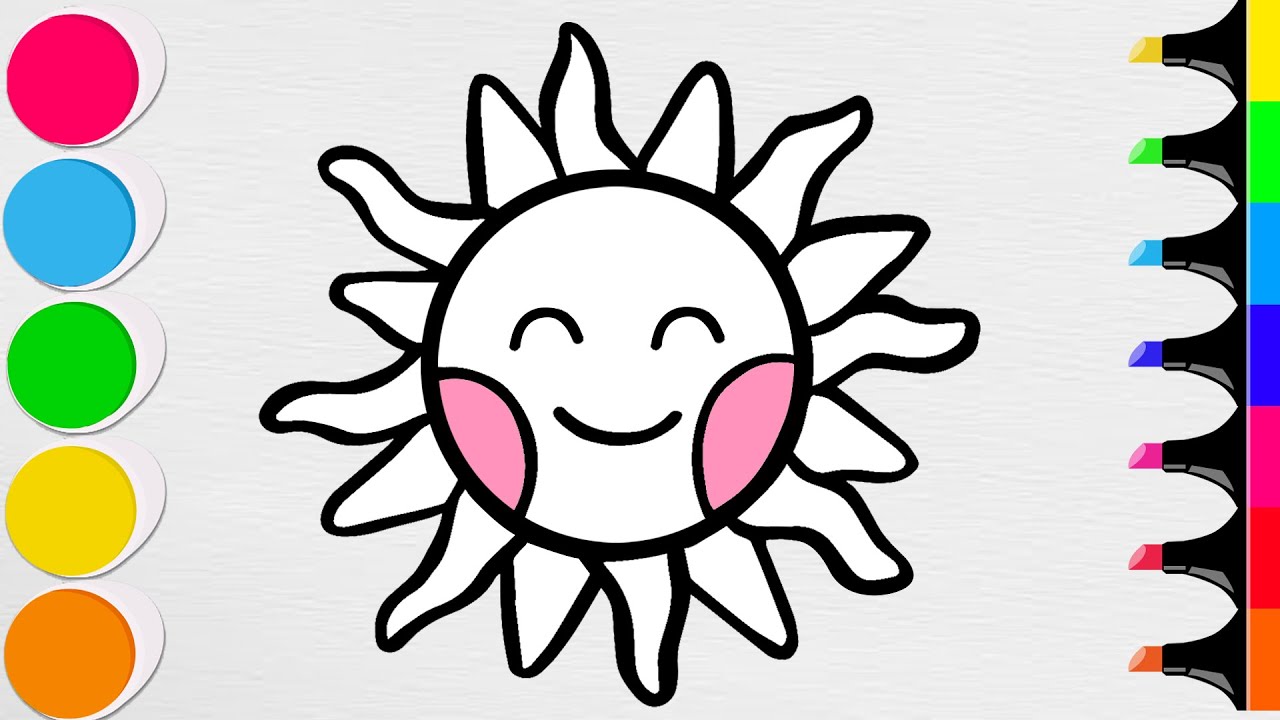 How to Draw a Sun | Easy Step by Step - YouTube