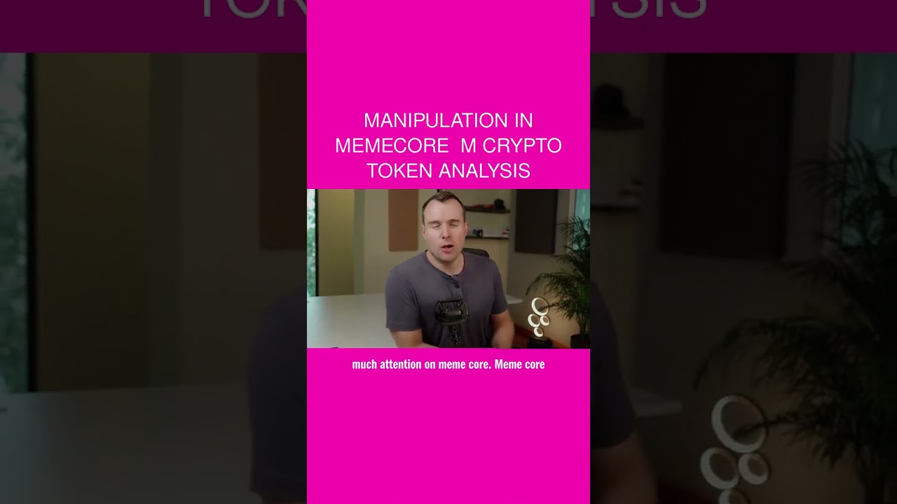 MANIPULATION In MemeCore 💀 M Crypto Token Analysis - YouTube