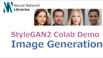 [nnabla with Colab] Image generation Colab Demo. Let’s run StyleGAN2!