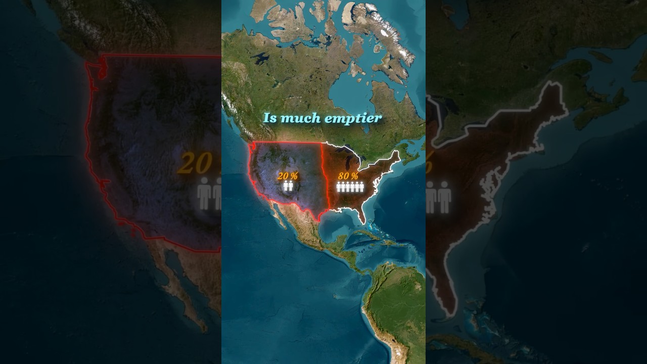 Why 80% of Americans Live on This Side of the U.S. 🇺🇸