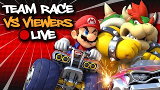 TEAM RACE: YouTube vs Twitch! || Mario Kart 8 Deluxe VS VIEWERS!