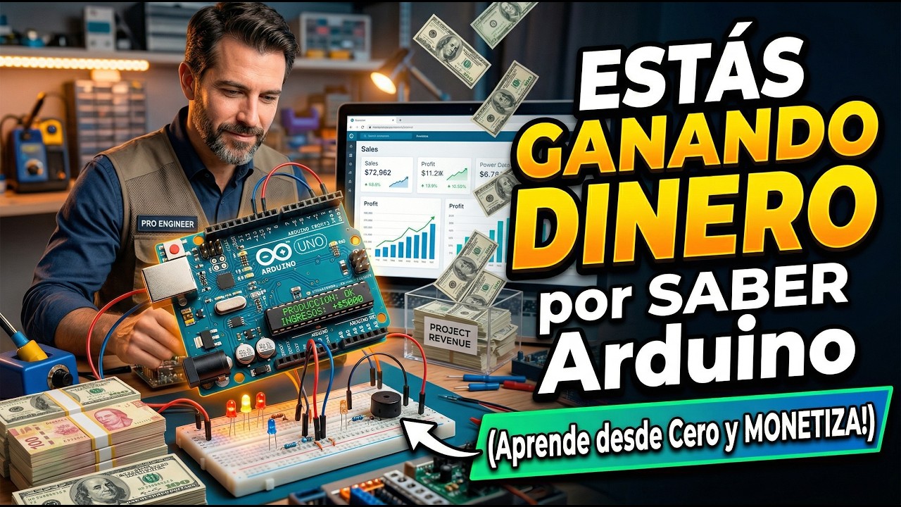 Estás perdiendo dinero por no saber Arduino (Aprende desde cero) - YouTube