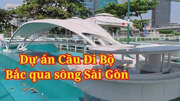 Dự án Cầu Đi Bộ bắc qua sông Sài Gòn ngày 6-12-2025.