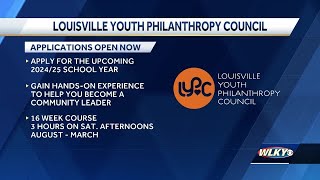 Louisville Youth Philanthropy Council taking applications
