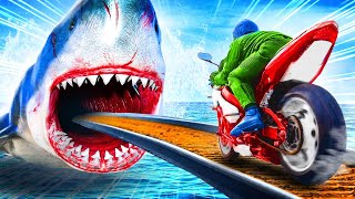 クジラを飲み込むことのできる、深海に住む巨大なモンスター