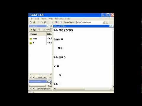 Matlab Introduction 1a
