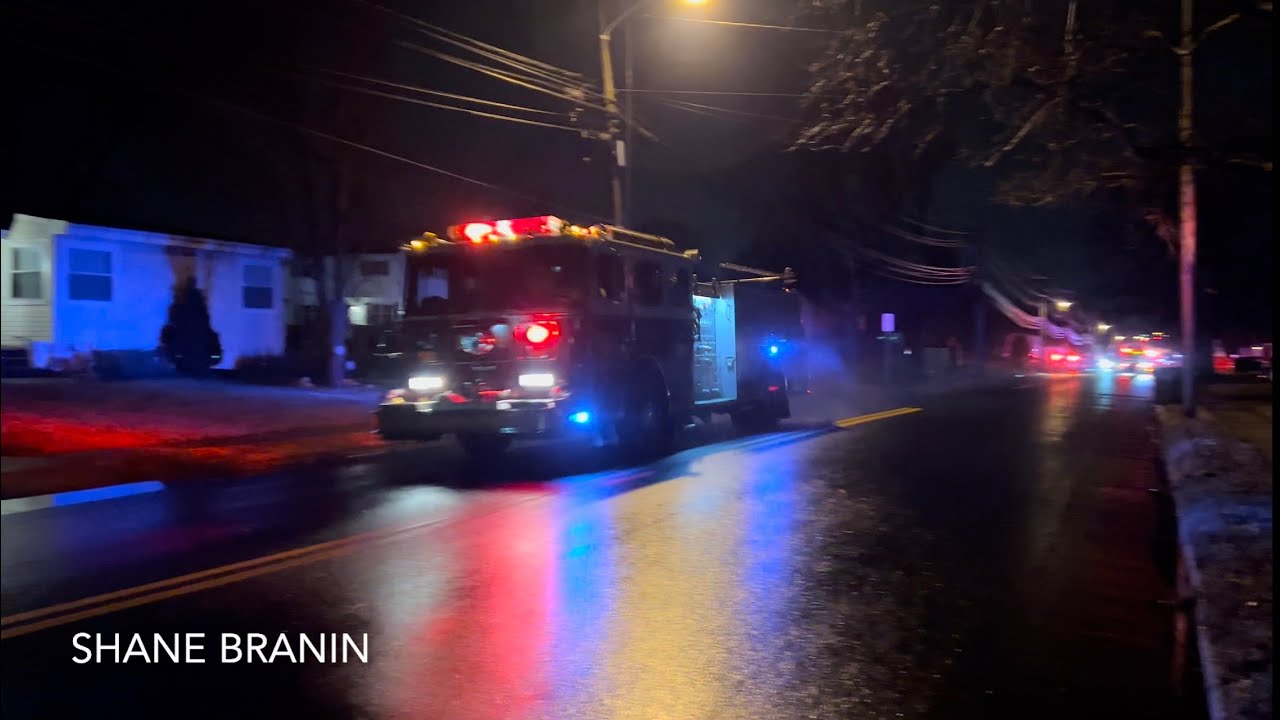 Keyport Fire Department Squad 22-76 Responding 1/13/23