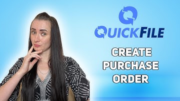 How to create a Purchase Order on QuickFile