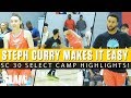 7' Chet Holmgren HIT STEPHEN CURRY WITH HIS OWN MOVE! SC30 Select Camp Day 1 Highlights!