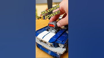 This LEGO Mustang Got a POWERFUL Upgrade! #lego #car #mustang