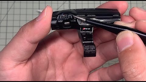1/24 AUDI RS6 build by BreakWong（Assembly of central control parts）