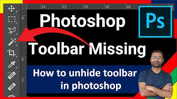 Photoshop Toolbar Missing | How to unhide/hide toolbar in photoshop | कहाँ गया टूलबार फोटोशॉप में