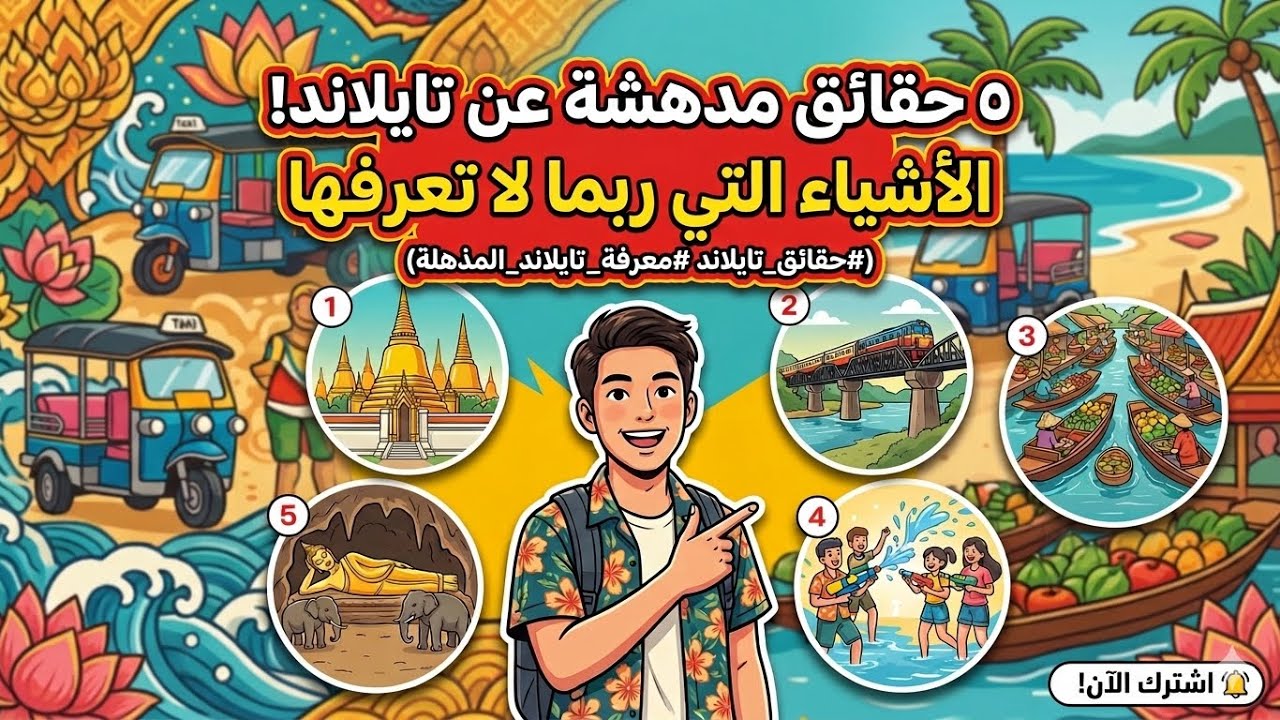 5 حقائق مدهشة عن تايلاند #تايلاند  