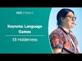 Keynote language games  eli holderness  ndc porto 2023