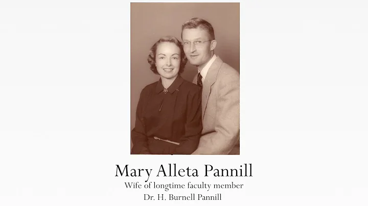 Living Legacies: Mary Alletta Pannill, Part One