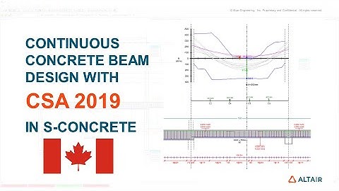 Designing Continuous Concrete Beams using CSA 2019 Codes in S-CONCRETE