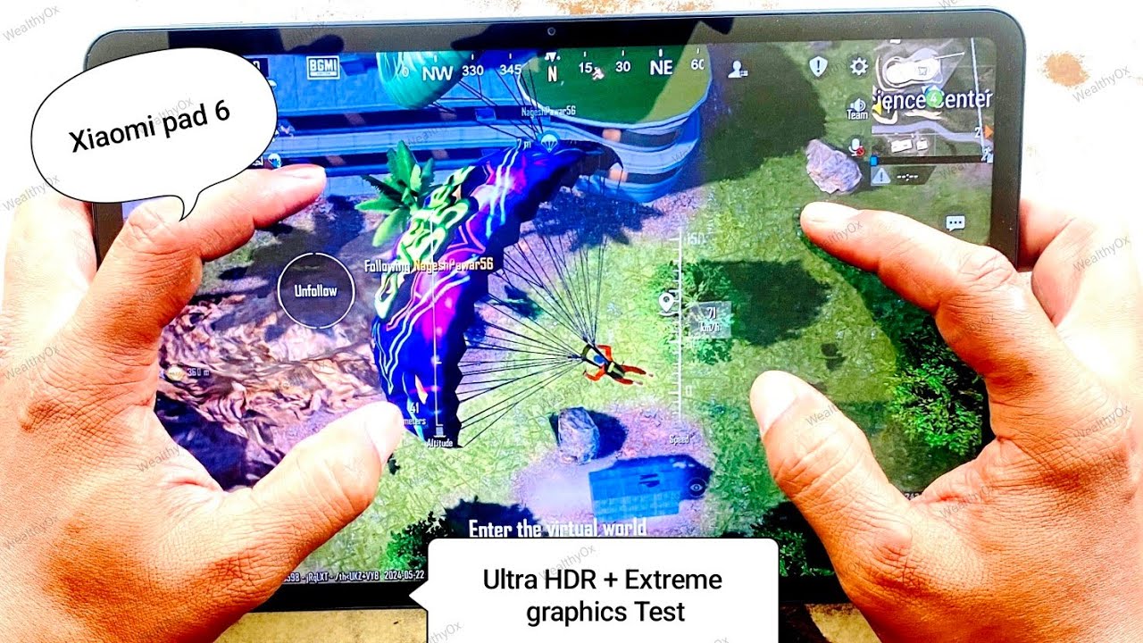Xiaomi Pad 6 BGMI ️ Ultra HDR graphics + Extreme FPS - YouTube