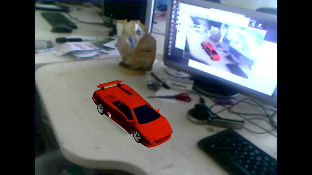 augmented reality car tech demo - YouTube