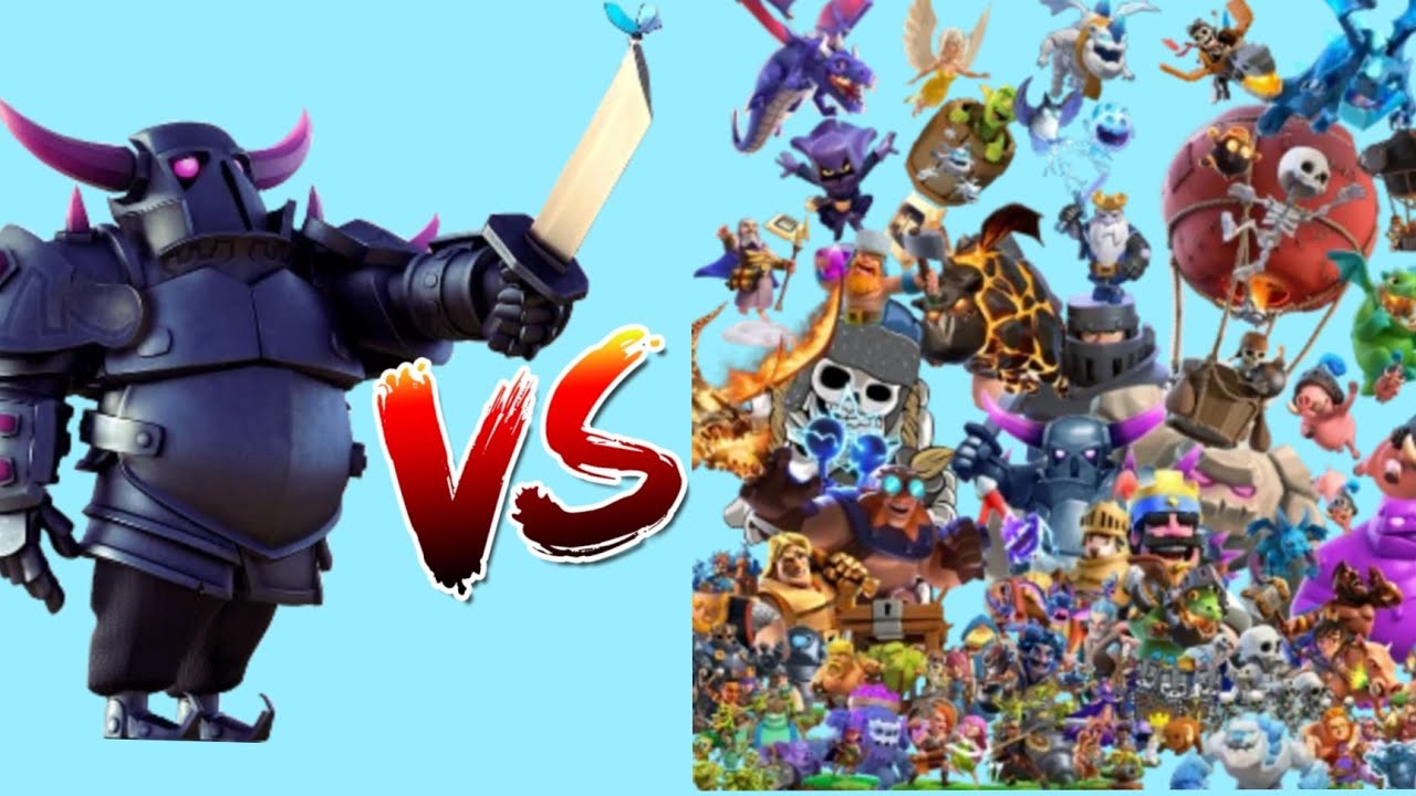 MAX PEKKA vs All MAX TROOPS ( clash of clans) coc maxpekka pekka 