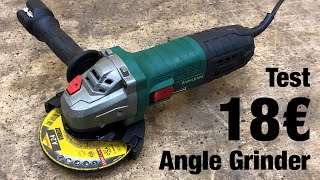 Lidl PARKSIDE ® PWS 115 A1 Unboxing and Test the cheapest Angle Grinder Winkelschleifer