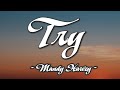 Try by Mandy Harvey (Lyrics) 🎶