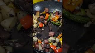 Korean black bean sauce noodles #shorts