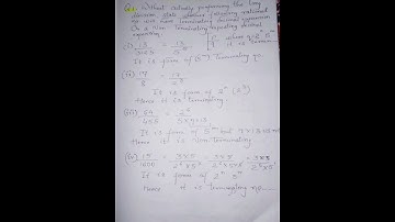 class 10th exercise -1.4 question number 1 (all ) real numbers