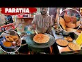 Allo Paratha, Chole Bhatture, Puri, Many Types of Paratha | CBD Belapur&#39;s khau gali | Street Food