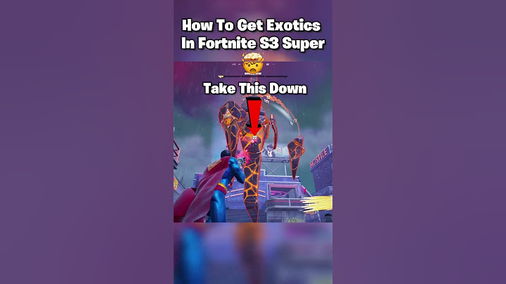 How To Get EXOTICS In Fortnite SUPER🤯 #shorts