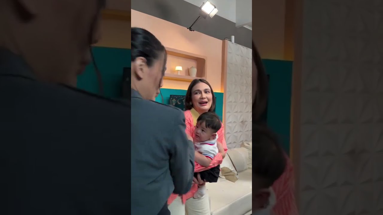 Enduw di gendong tante Luna maya