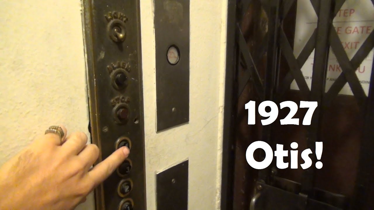 Vintage 1927 Otis Elevator at an apartment building YouTube