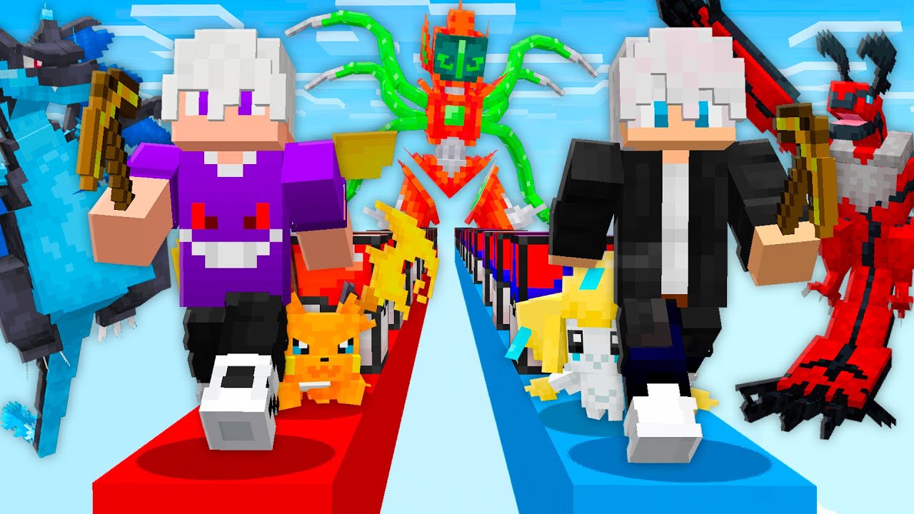 MEGA CORRIDA LUCKY POKÉMON NO MINECRAFT COBBLEMON!