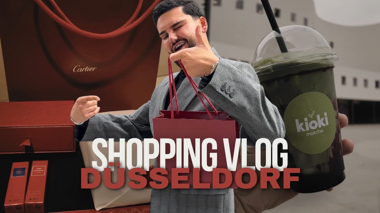 VLOG : Düsseldorf Shopping Day 🛍️ Cartier Geburtstags Geschenk 💍💎  | alpayoen