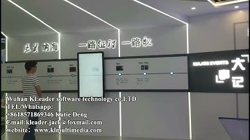 Interactive Sliding Screen is a showroom interactive device used for enterprise display and playback