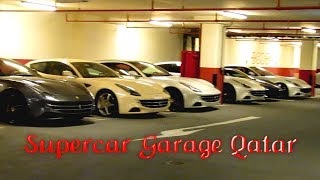 Supercar Garage in Doha, Qatar! - Ferrari's, Maserati's, everything!