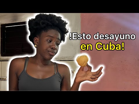 ‼️Esto desayuno￼ en Cuba 🇨🇺 No siempre hay con que 😨
