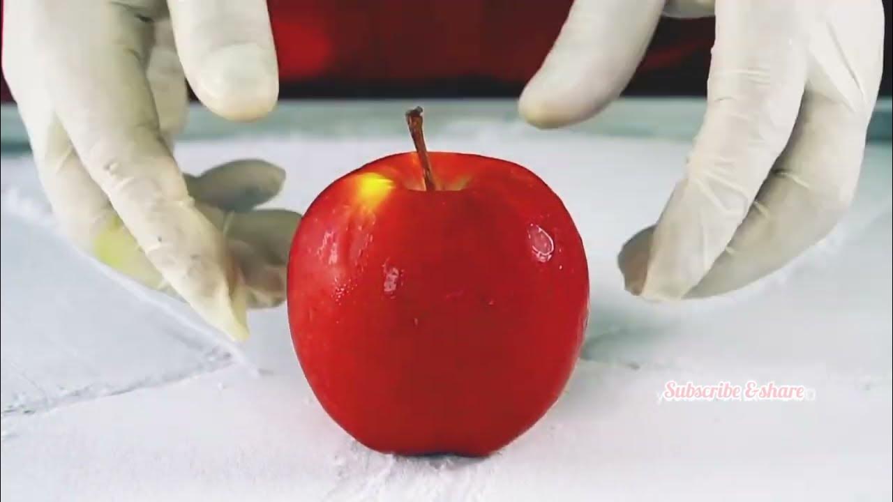 how to make apple ice cream apple flavor YouTube