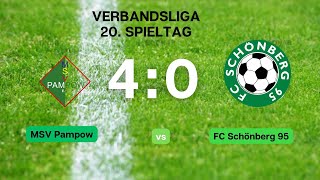 MSV Pampow - FC Schönberg 95 4:0 (3:0)
