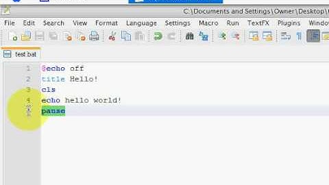 Basic Batch Tutorial