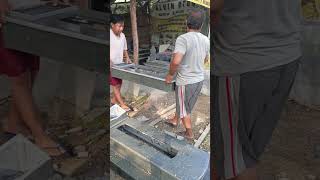 proses pengiriman nisan ke indramayu...2 picis nisan andesit 2 susun kotingan..